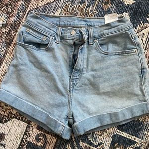 Levi Strauss High Waisted Shorts